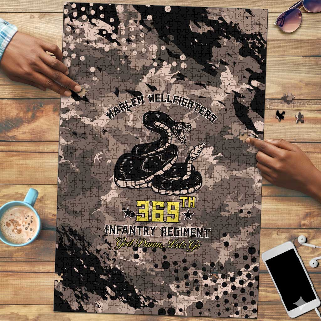 Harlem Hellfighters 369th Infantry Regiment Legacy Puzzle God Damn Lets Go