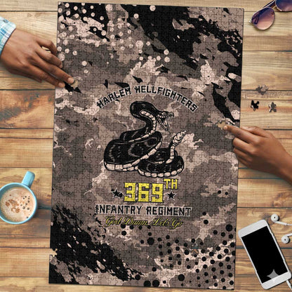 Harlem Hellfighters 369th Infantry Regiment Legacy Puzzle God Damn Lets Go