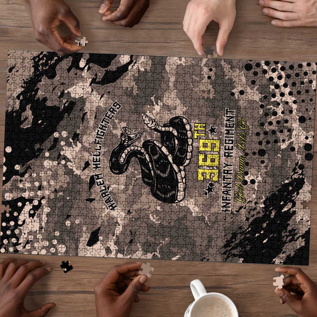 Harlem Hellfighters 369th Infantry Regiment Legacy Puzzle God Damn Lets Go