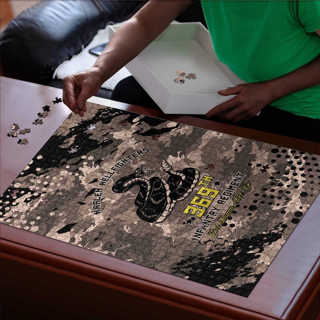 Harlem Hellfighters 369th Infantry Regiment Legacy Puzzle God Damn Lets Go