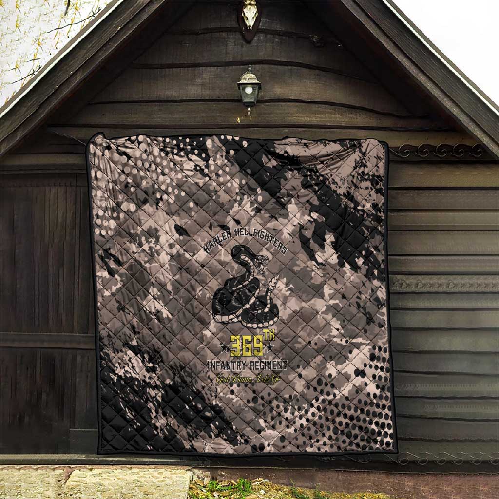 Harlem Hellfighters 369th Infantry Regiment Legacy Quilt God Damn Lets Go