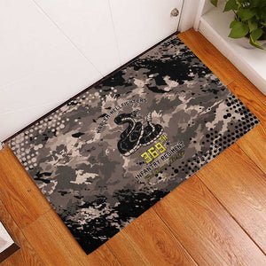 Harlem Hellfighters 369th Infantry Regiment Legacy Rubber Doormat God Damn Lets Go