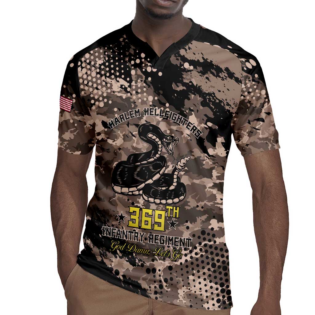 Harlem Hellfighters 369th Infantry Regiment Legacy Rugby Jersey God Damn Lets Go