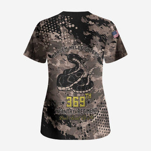 Harlem Hellfighters 369th Infantry Regiment Legacy Scrub Top God Damn Lets Go