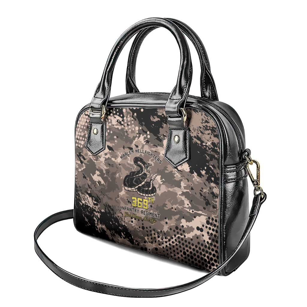 Harlem Hellfighters 369th Infantry Regiment Legacy Shoulder Handbag God Damn Lets Go