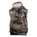 Harlem Hellfighters 369th Infantry Regiment Legacy Sleeveless Hoodie God Damn Lets Go