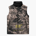 Harlem Hellfighters 369th Infantry Regiment Legacy Sleeveless Puffer Jacket God Damn Lets Go