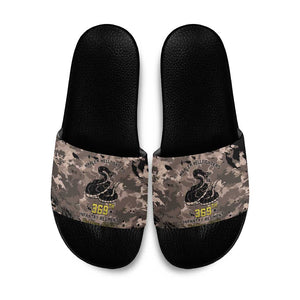 Harlem Hellfighters 369th Infantry Regiment Legacy Slide Sandals God Damn Lets Go