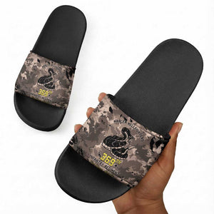 Harlem Hellfighters 369th Infantry Regiment Legacy Slide Sandals God Damn Lets Go