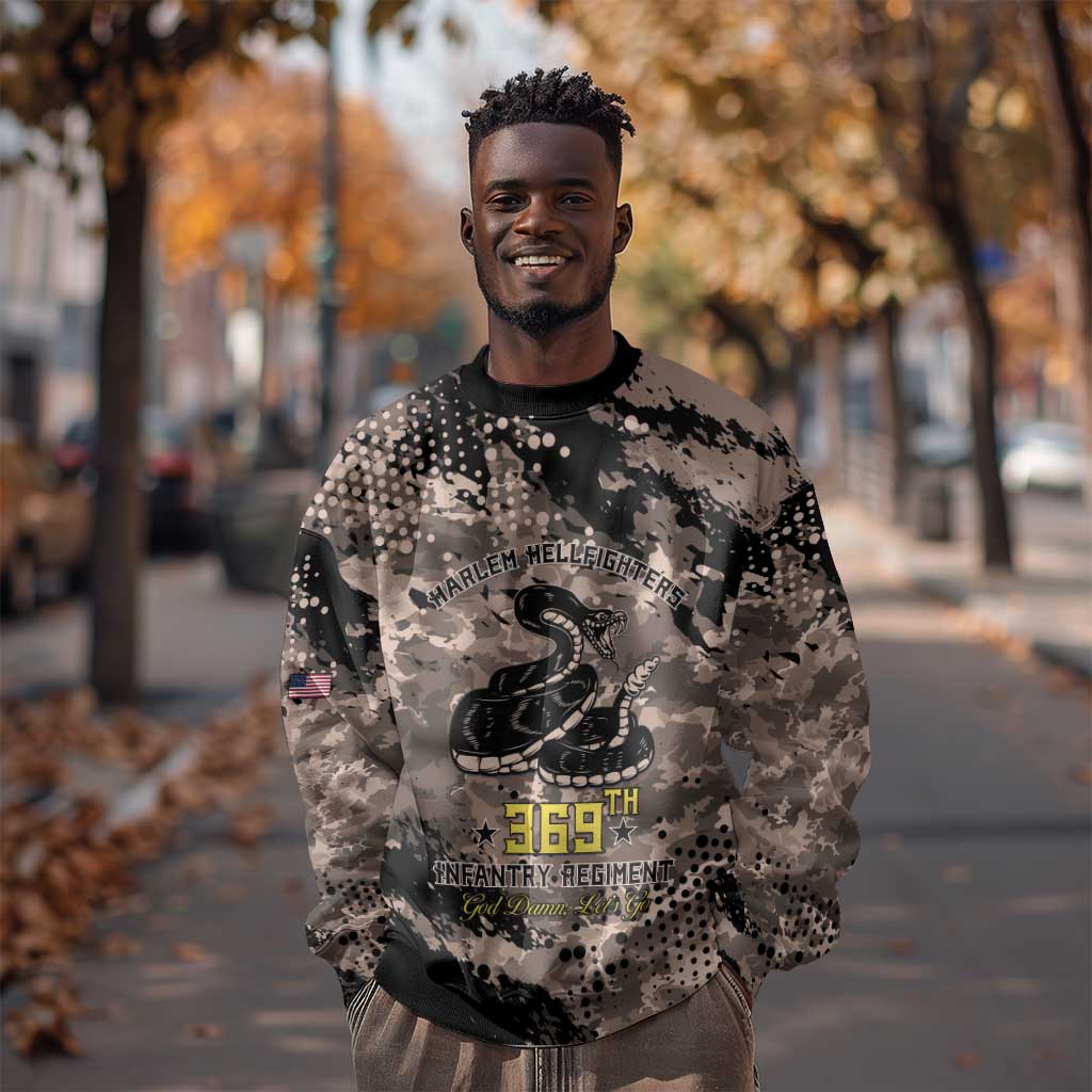 Harlem Hellfighters 369th Infantry Regiment Legacy Sweatshirt God Damn Lets Go