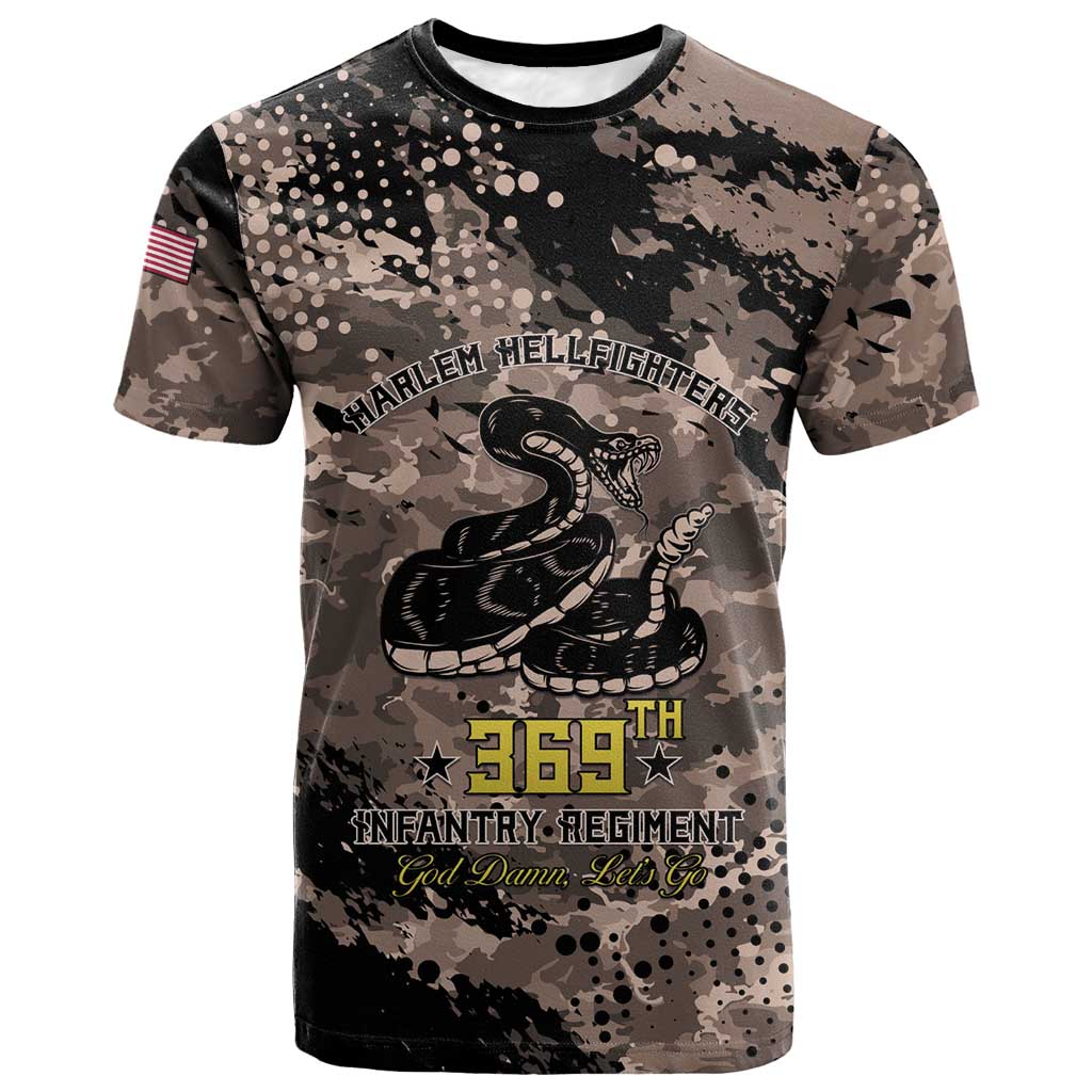 Harlem Hellfighters 369th Infantry Regiment Legacy T shirt God Damn Lets Go