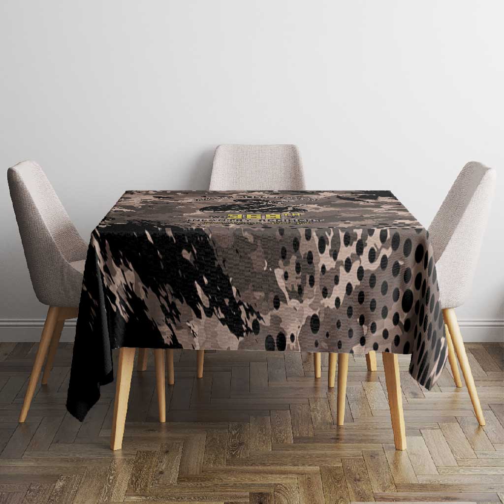 Harlem Hellfighters 369th Infantry Regiment Legacy Tablecloth God Damn Lets Go