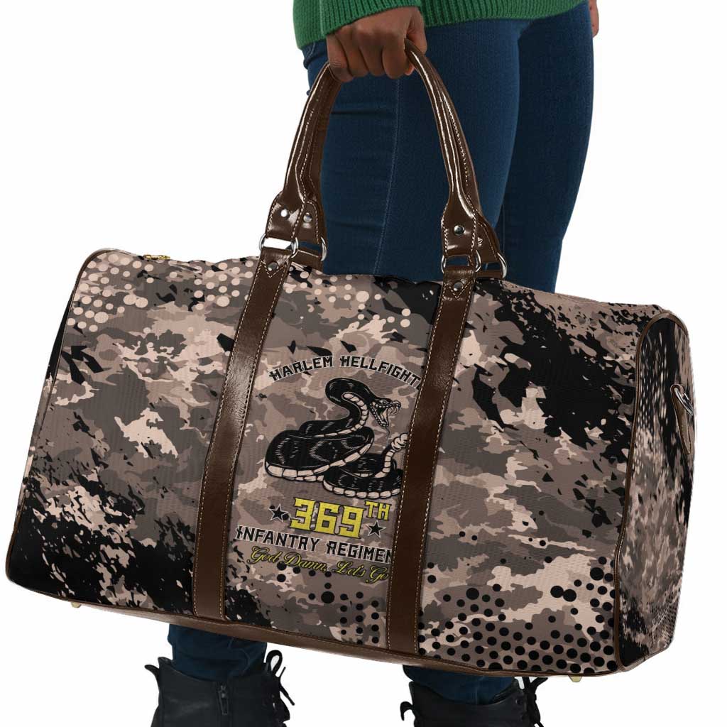 Harlem Hellfighters 369th Infantry Regiment Legacy Travel Bag God Damn Lets Go
