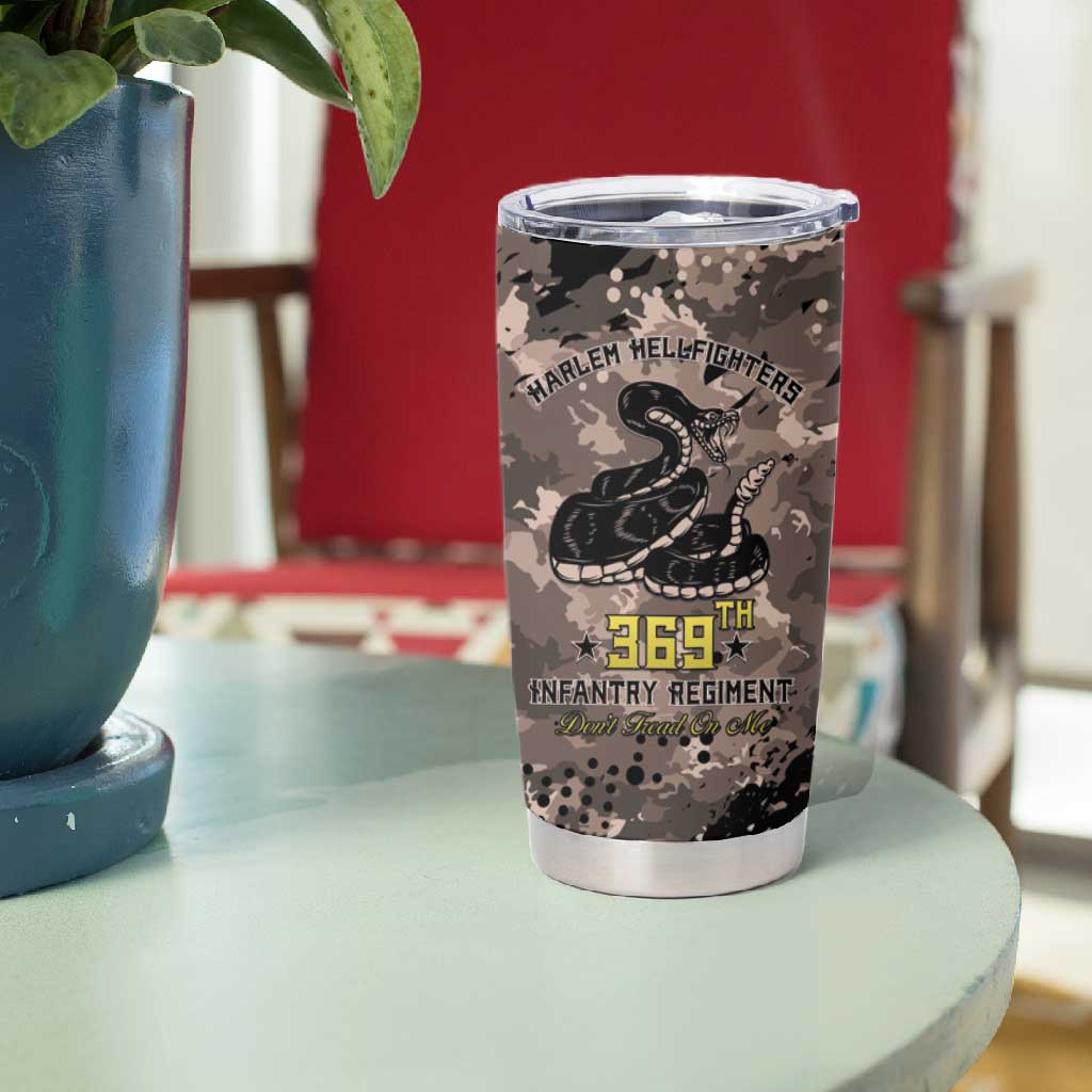 Harlem Hellfighters 369th Infantry Regiment Legacy Tumbler Cup God Damn Lets Go