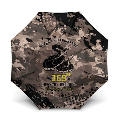 Harlem Hellfighters 369th Infantry Regiment Legacy Umbrella God Damn Lets Go