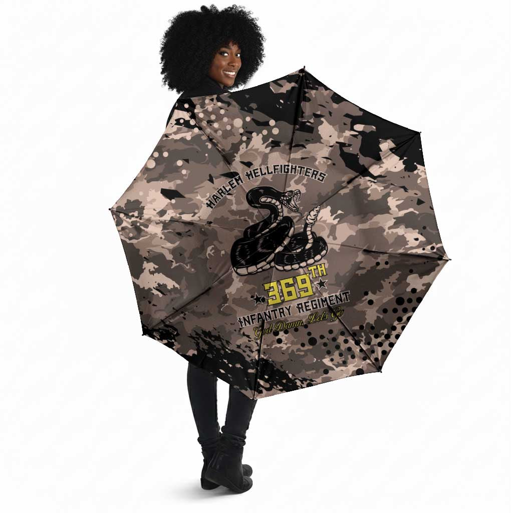 Harlem Hellfighters 369th Infantry Regiment Legacy Umbrella God Damn Lets Go