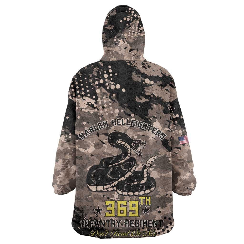 Harlem Hellfighters 369th Infantry Regiment Legacy Wearable Blanket Hoodie God Damn Lets Go