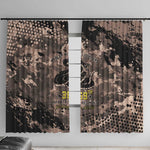 Harlem Hellfighters 369th Infantry Regiment Legacy Window Curtain God Damn Lets Go