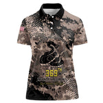 Harlem Hellfighters 369th Infantry Regiment Legacy Women Polo Shirt God Damn Lets Go