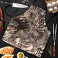 African Safari Zebra Leopard Swirl Pattern Apron