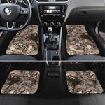 African Safari Zebra Leopard Swirl Pattern Car Mats