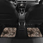 African Safari Zebra Leopard Swirl Pattern Car Mats