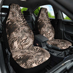 African Safari Zebra Leopard Swirl Pattern Car Seat Cover