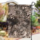 African Safari Zebra Leopard Swirl Pattern Garden Flag