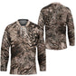 African Safari Zebra Leopard Swirl Pattern Hockey Jersey