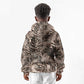 African Safari Zebra Leopard Swirl Pattern Kid Hoodie