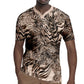 African Safari Zebra Leopard Swirl Pattern Rugby Jersey