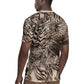 African Safari Zebra Leopard Swirl Pattern Rugby Jersey