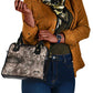 African Safari Zebra Leopard Swirl Pattern Shoulder Handbag