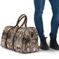 African Safari Zebra Leopard Swirl Pattern Travel Bag