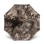 African Safari Zebra Leopard Swirl Pattern Umbrella