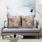 African Zebra Leopard Pattern Pillow Cover Sand Taupe Beige