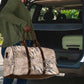 African Zebra Leopard Pattern Travel Bag Sand Taupe Beige