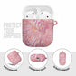 African Zebra Leopard Pattern AirPods Case Blush Savannah