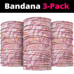 African Zebra Leopard Pattern Neck Gaiter Blush Savannah