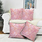 African Zebra Leopard Pattern Pillow Cover Blush Savannah