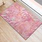 African Zebra Leopard Pattern Rubber Doormat Blush Savannah