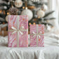African Zebra Leopard Pattern Wrapping Paper Blush Savannah