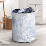 African Zebra Leopard Pattern Laundry Basket Sky Savannah