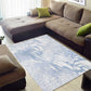 African Zebra Leopard Pattern Area Rug Sky Savannah