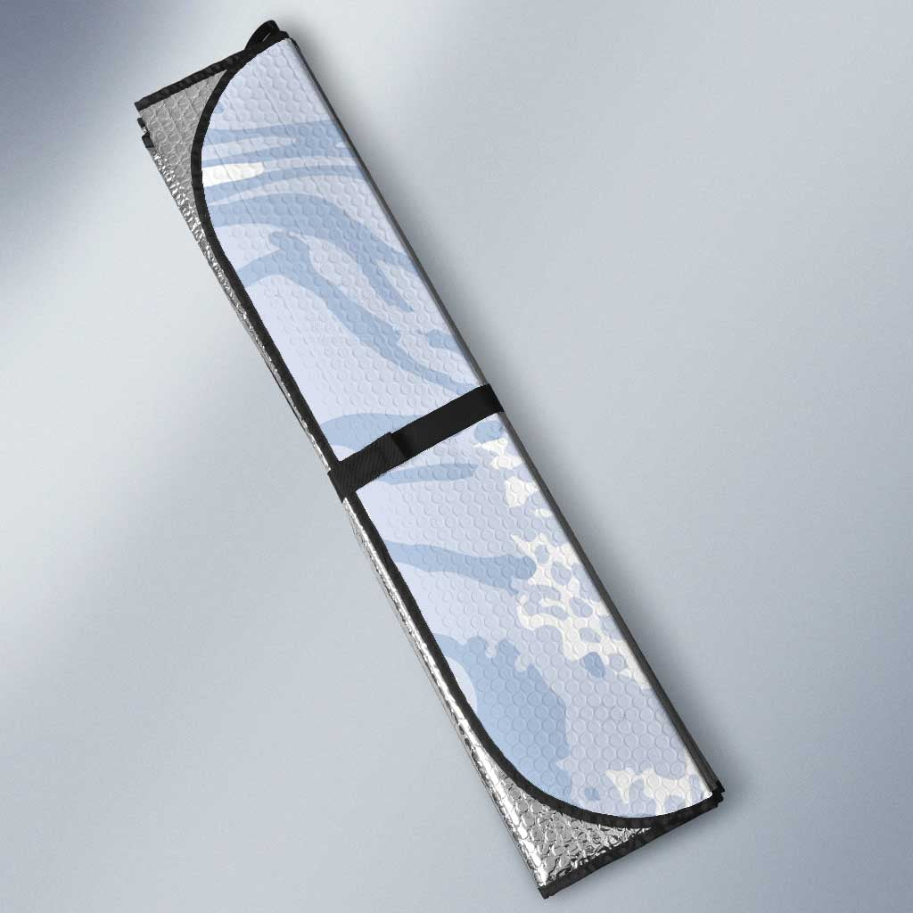 African Zebra Leopard Pattern Auto Sun Shade Sky Savannah