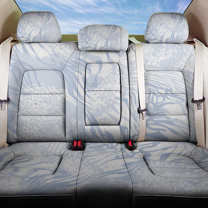 African Zebra Leopard Pattern Back Car Seat Cover Sky Savannah