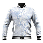 African Zebra Leopard Pattern Baseball Jacket Sky Savannah
