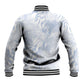 African Zebra Leopard Pattern Baseball Jacket Sky Savannah