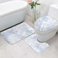 African Zebra Leopard Pattern Bathroom Set Sky Savannah