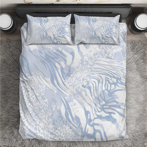 African Zebra Leopard Pattern Bedding Set Sky Savannah